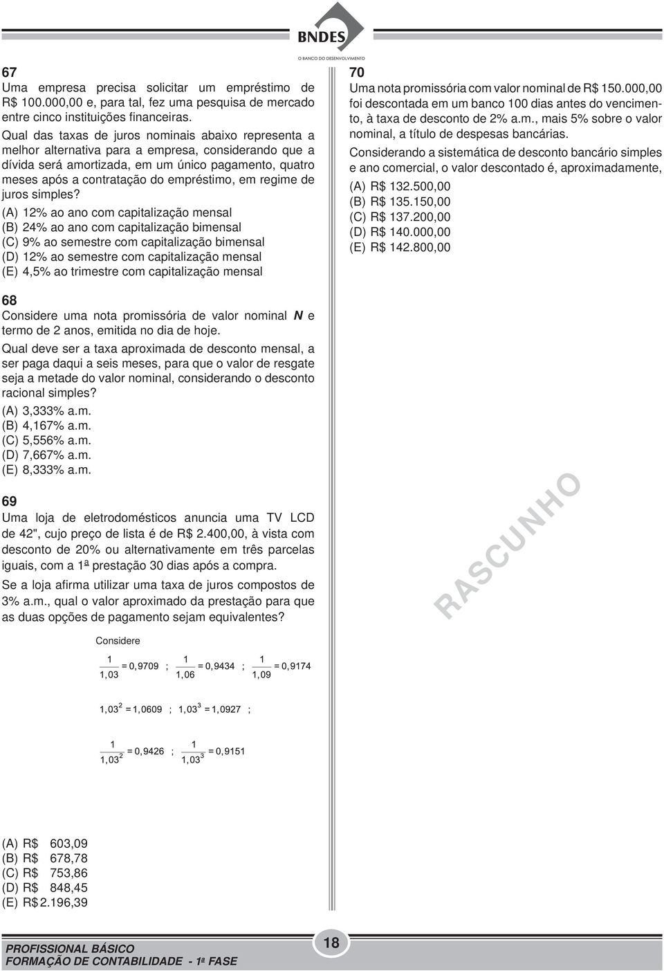 empréstimo, em regime de juros simples?