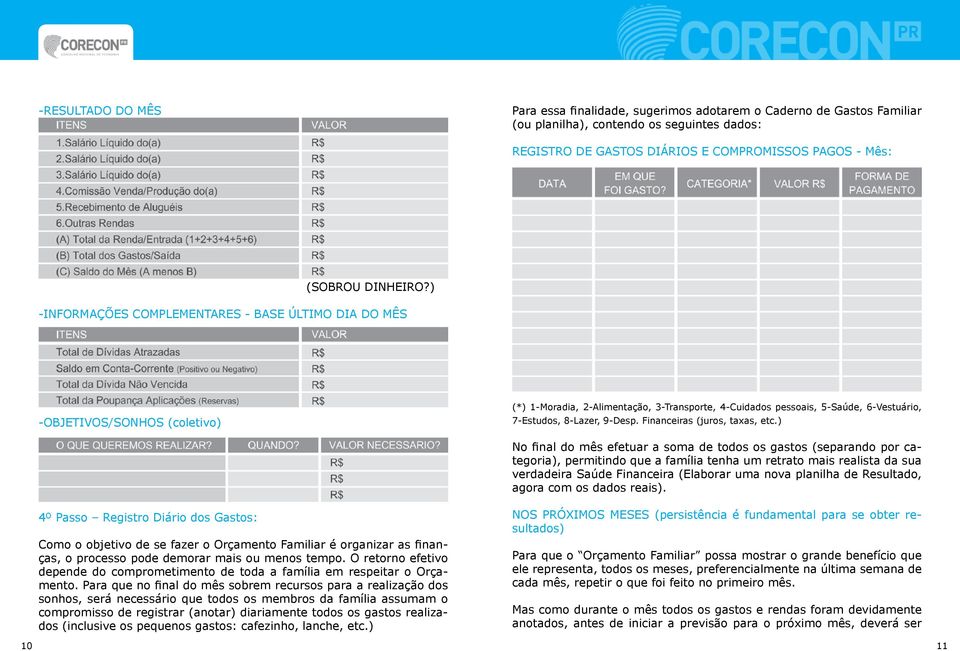 ) -INFORMAÇÕES COMPLEMENTARES - BASE ÚLTIMO DIA DO MÊS -OBJETIVOS/SONHOS (coletivo) (*) 1-Moradia, 2-Alimentação, 3-Transporte, 4-Cuidados pessoais, 5-Saúde, 6-Vestuário, 7-Estudos, 8-Lazer, 9-Desp.