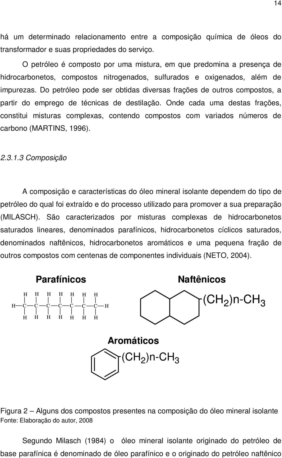 Do petróleo pode ser obtidas diversas frações de outros compostos, a partir do emprego de técnicas de destilação.