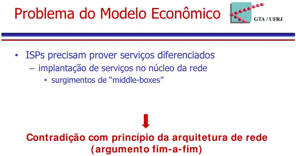 núcleo da rede surgimentos de middle-boxes