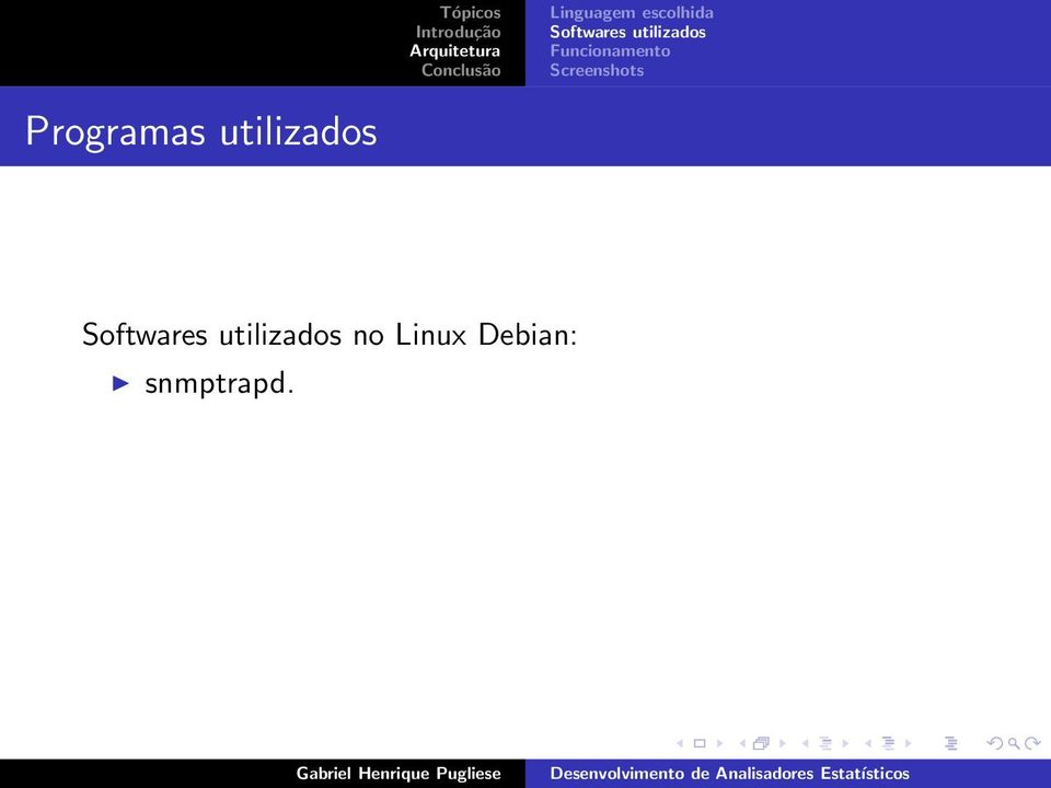 Screenshots Programas utilizados