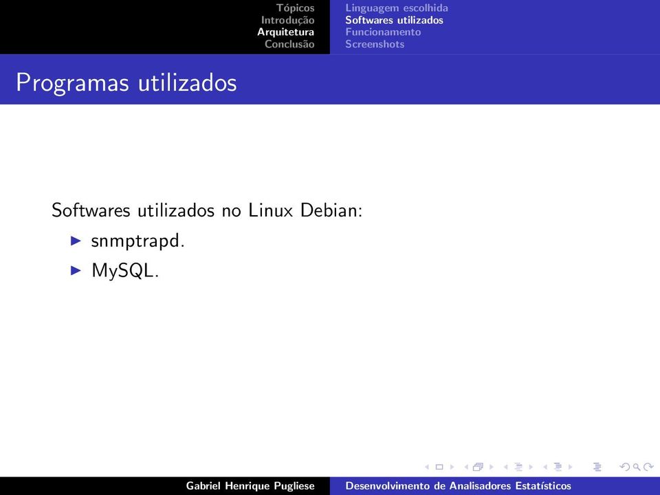 Screenshots Programas utilizados