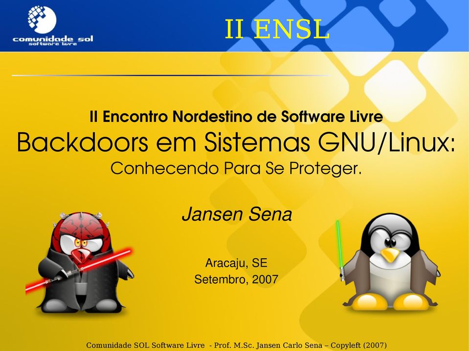 GNU/Linux: Conhecendo Para Se