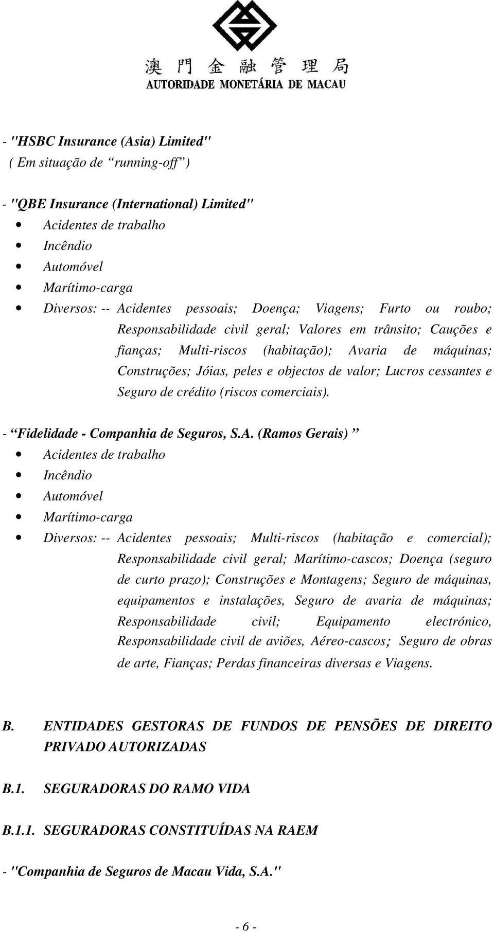 - Fidelidade - Companhia de Seguros, S.A.