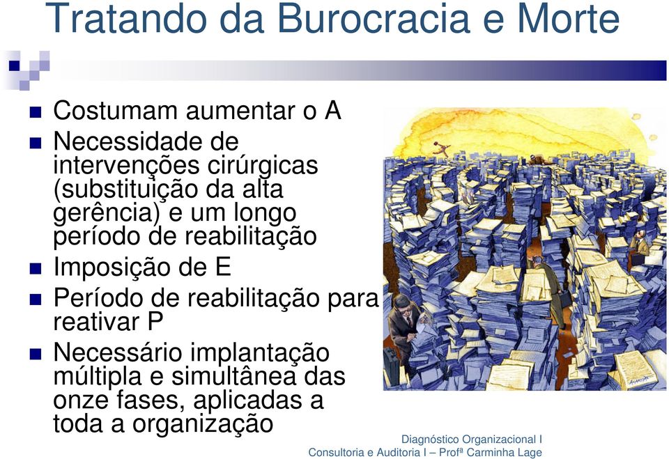 de reabilitação Imposição de E Período de reabilitação para reativar P