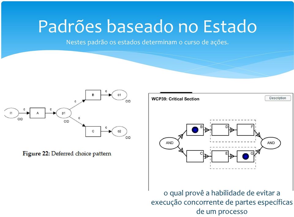 o qual provê a habilidade de evitar a