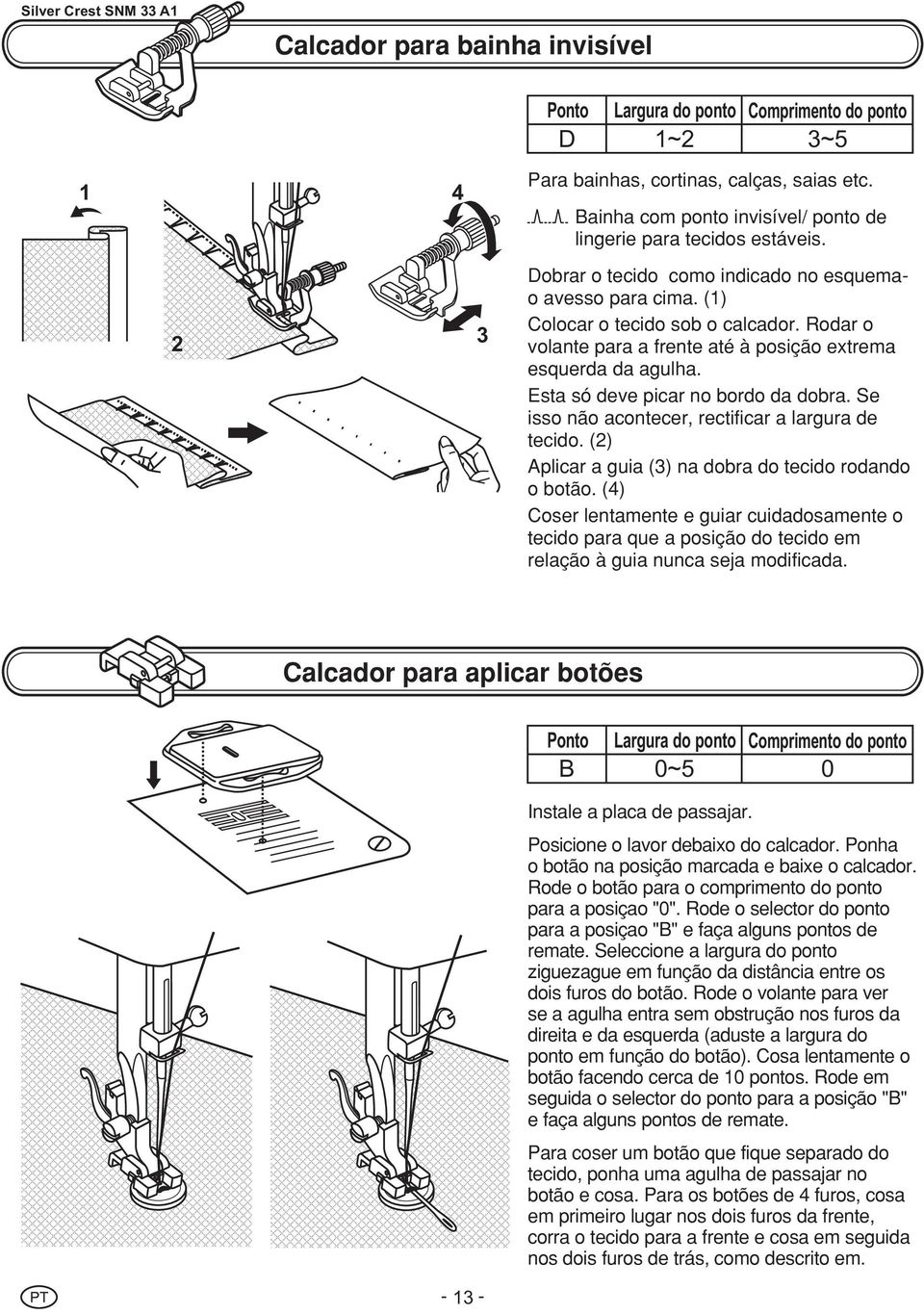 ponto D 1~2 3~5 1 4 2 3 13 Ponto 