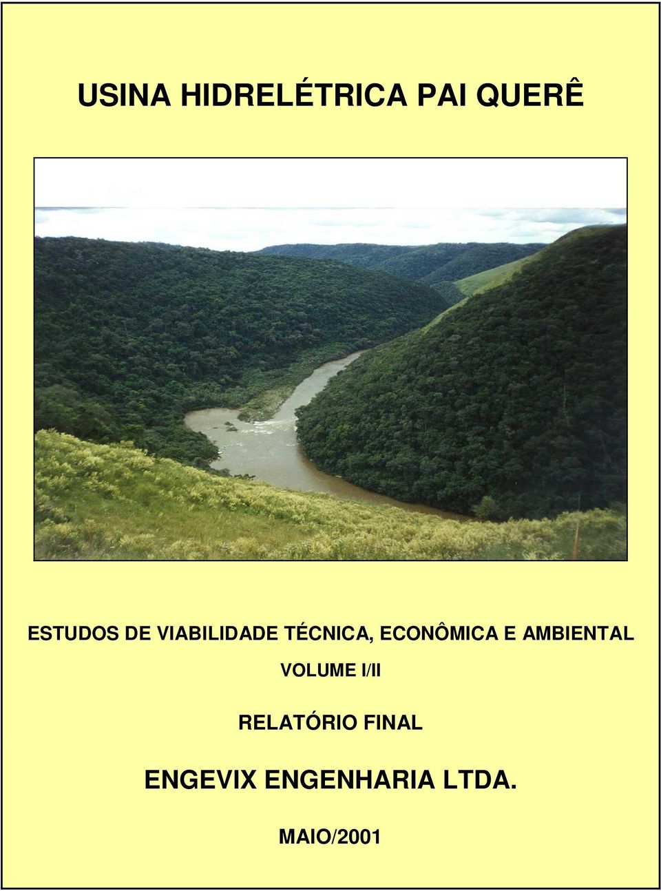 AMBIENTAL VOLUME I/II RELATÓRIO