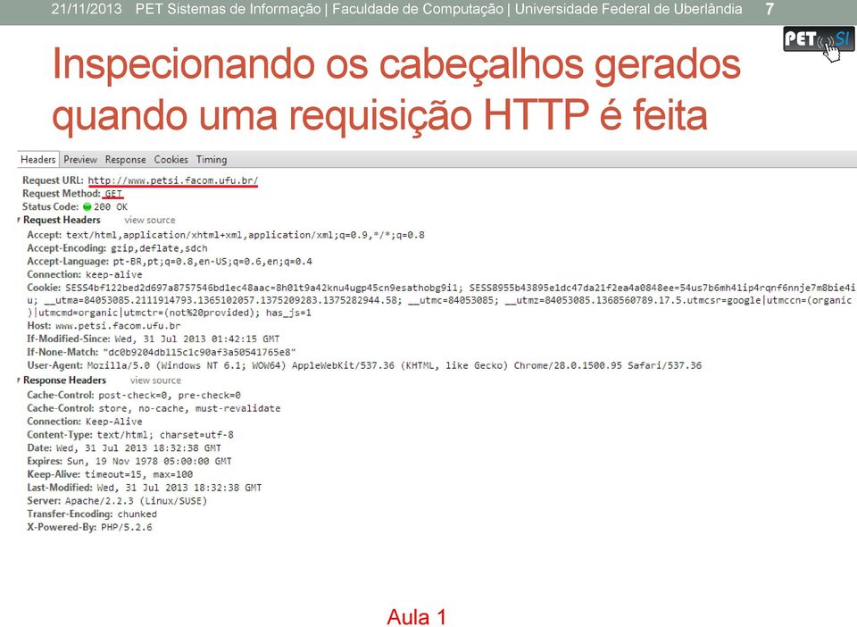 Federal de Uberlândia 7 Inspecionando os