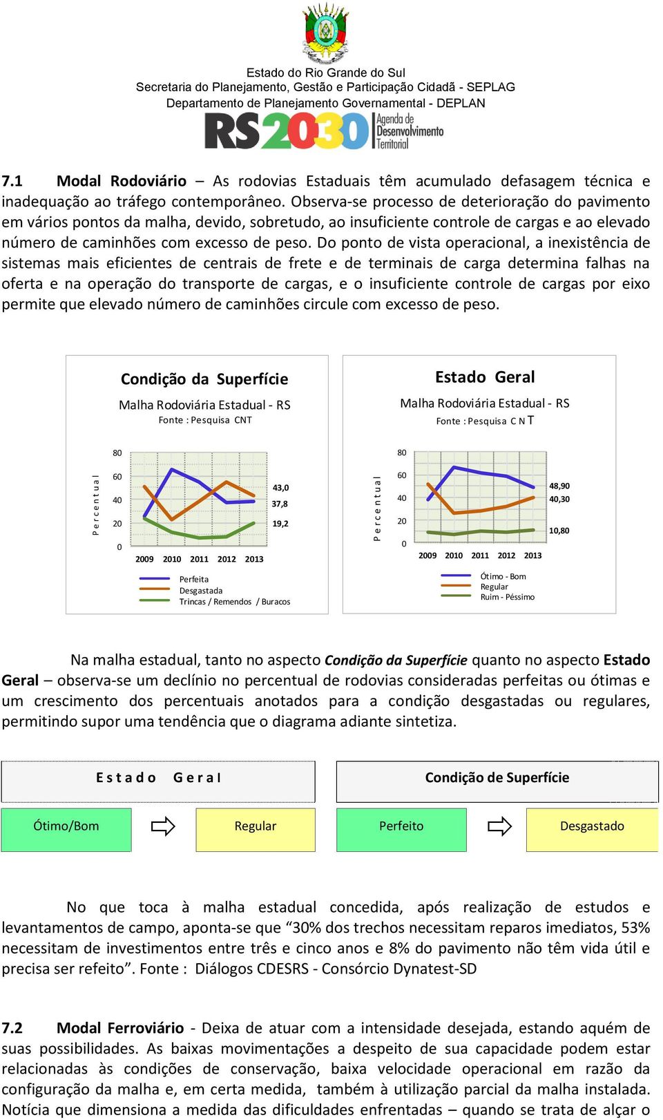 Do ponto de vista operacional, a inexistência de sistemas mais eficientes de centrais de frete e de terminais de carga determina falhas na oferta e na operação do transporte de cargas, e o