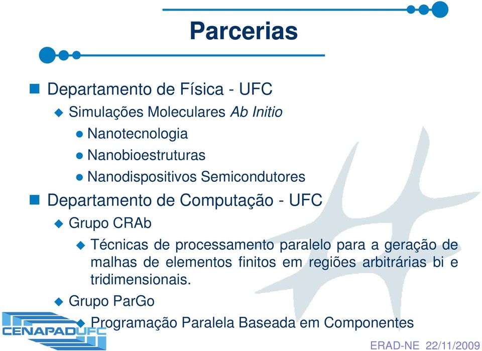 CRAb Técnicas de processamento paralelo para a geração de malhas de elementos finitos em