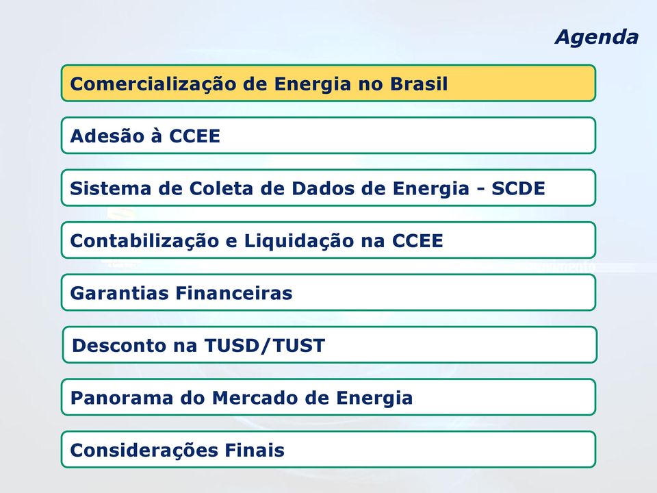 Contabilização e Liquidação na CCEE Garantias Financeiras