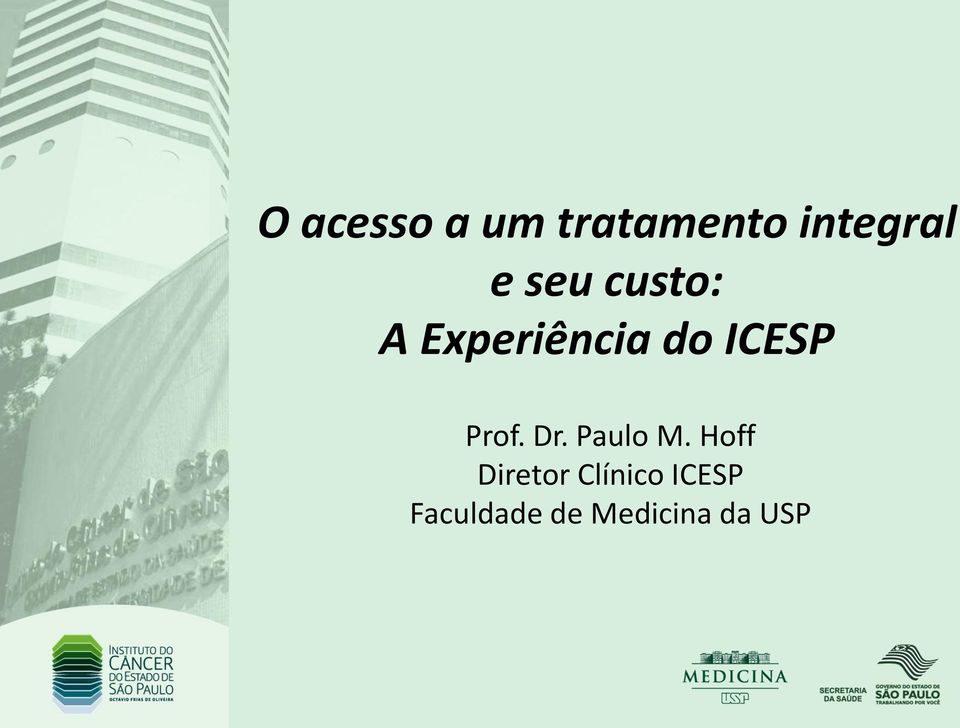 Prof. Dr. Paulo M.