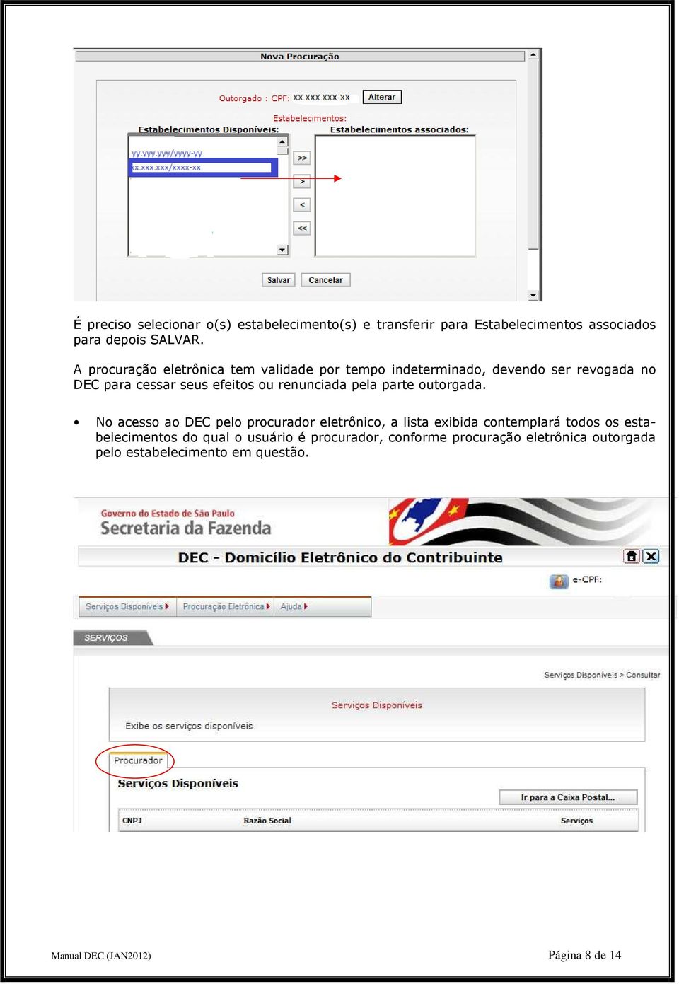 renunciada pela parte outorgada.