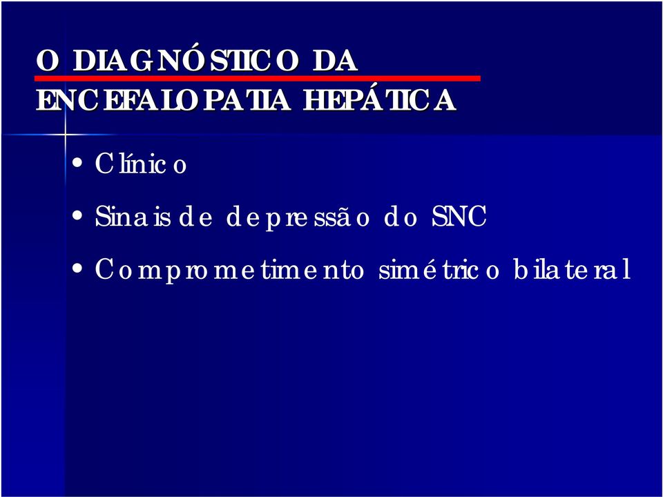 Clínico Sinais de depressão