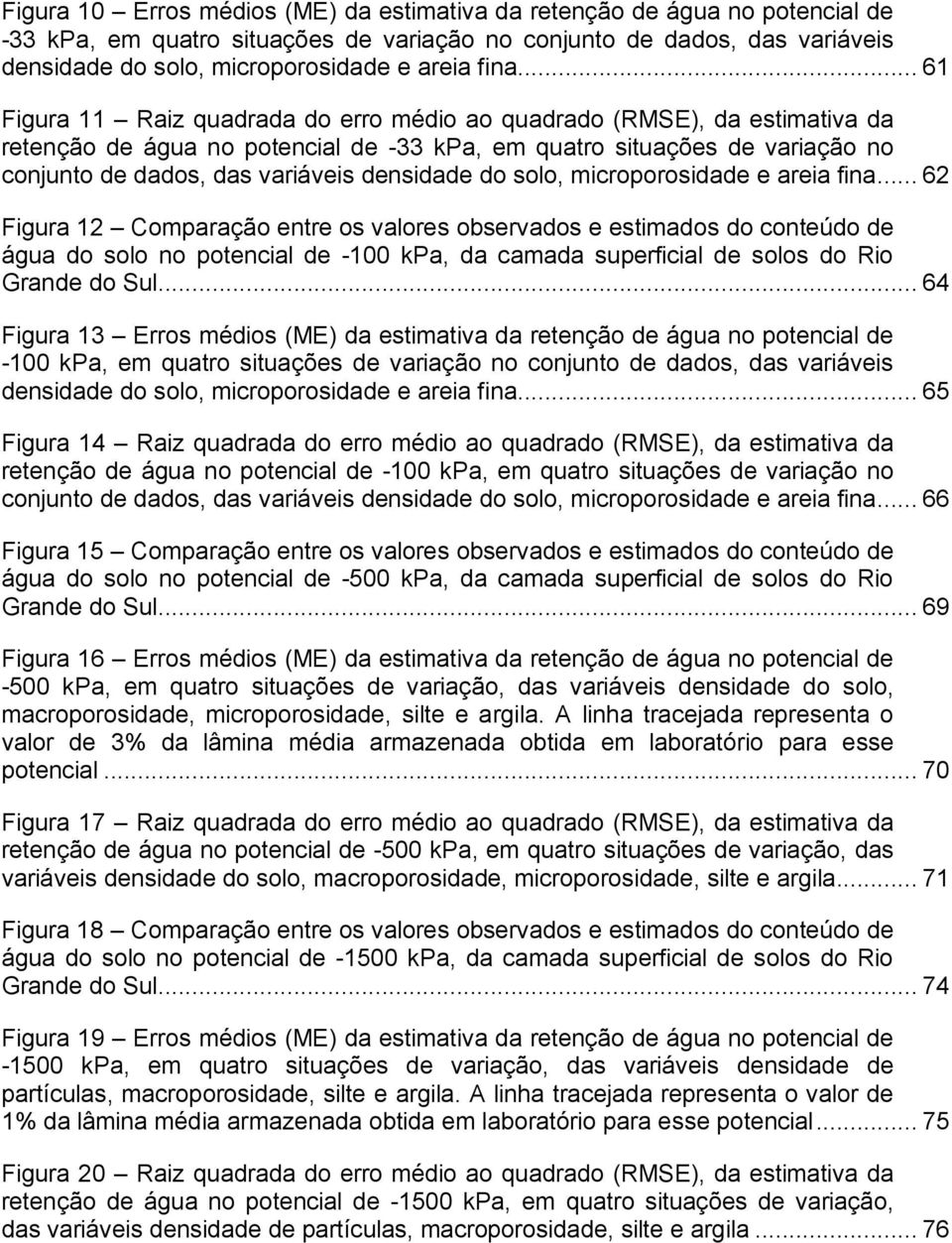 densidade do solo, microporosidade e areia fina.