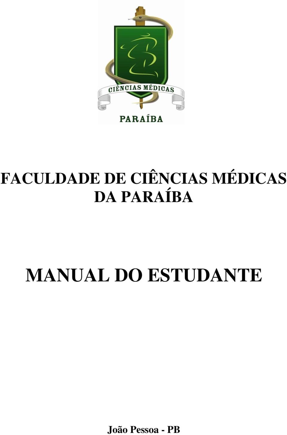 PARAÍBA MANUAL DO