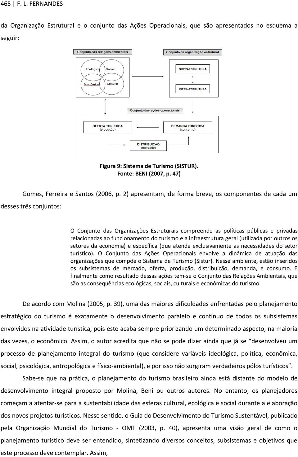 2) apresentam, de forma breve, os componentes de cada um desses três conjuntos: O Conjunto das Organizações Estruturais compreende as políticas públicas e privadas relacionadas ao funcionamento do