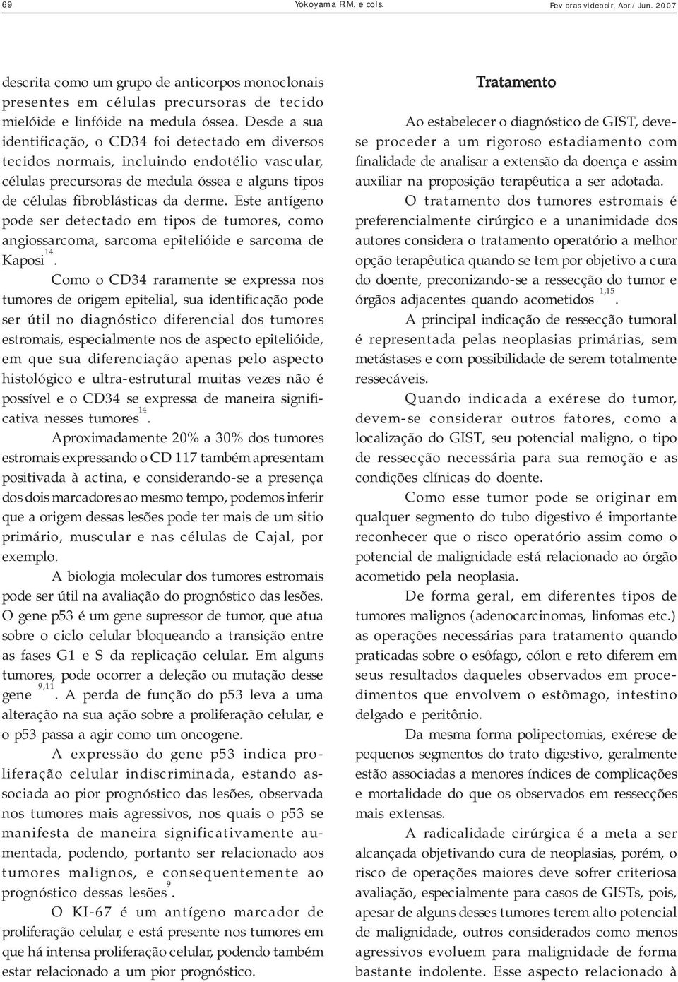 Este antígeno pode ser detectado em tipos de tumores, como angiossarcoma, sarcoma epitelióide e sarcoma de Kaposi 14.