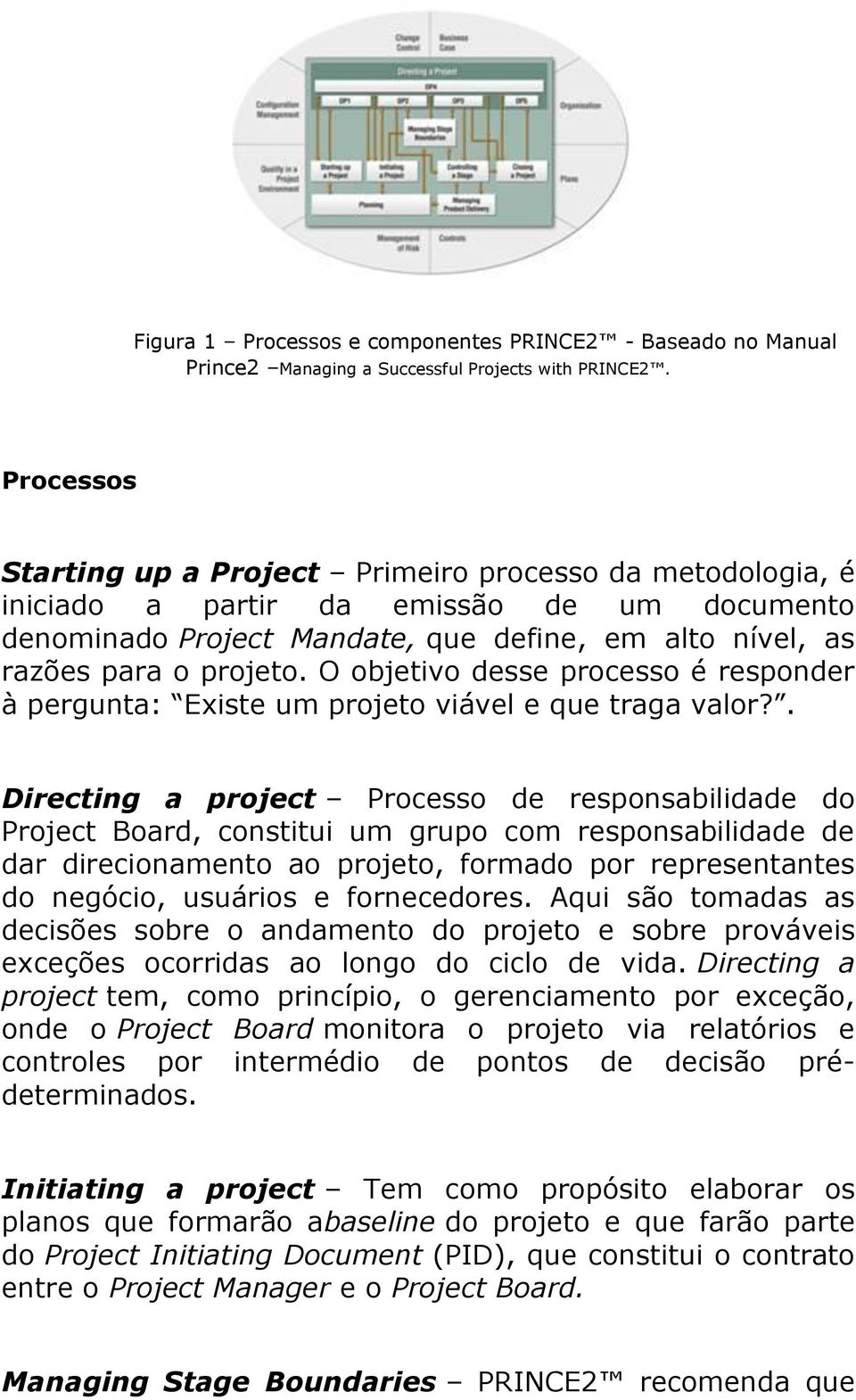 O objetivo desse processo é responder à pergunta: Existe um projeto viável e que traga valor?