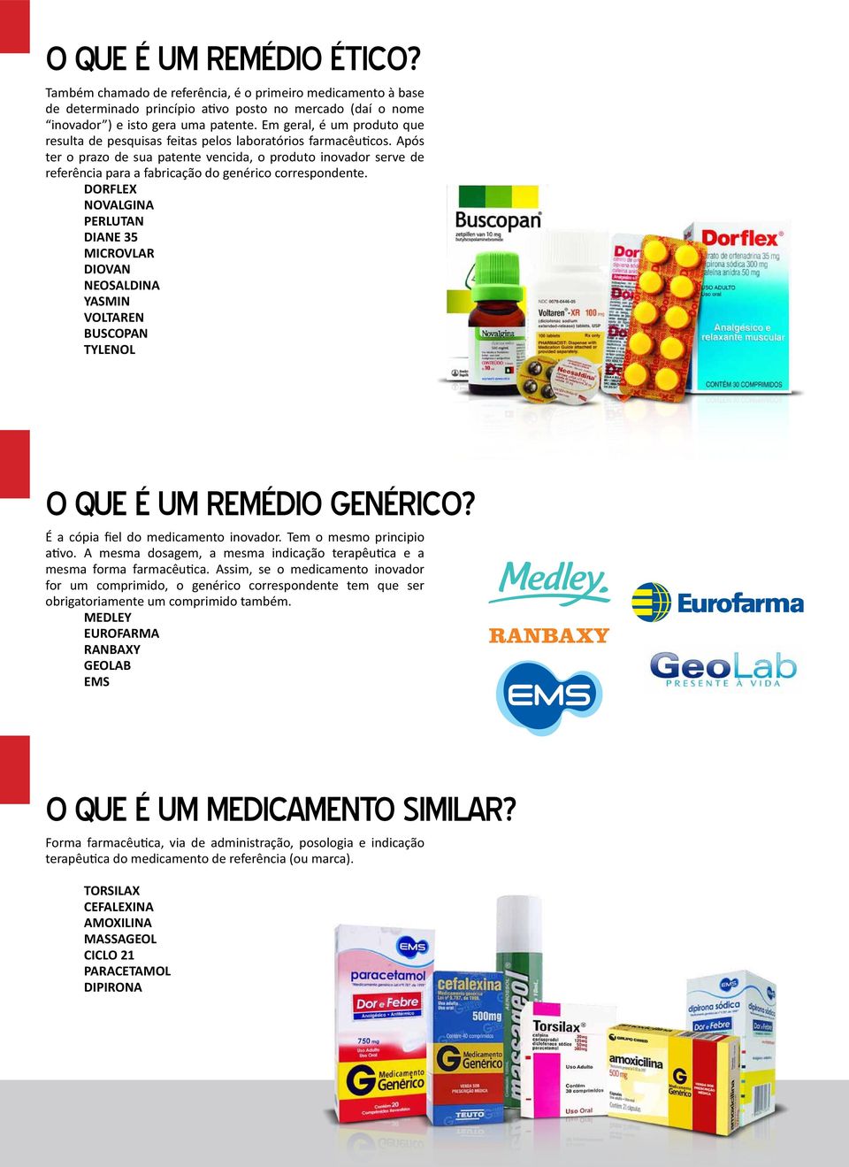 Após ter o prazo de sua patente vencida, o produto inovador serve de referência para a fabricação do genérico correspondente.