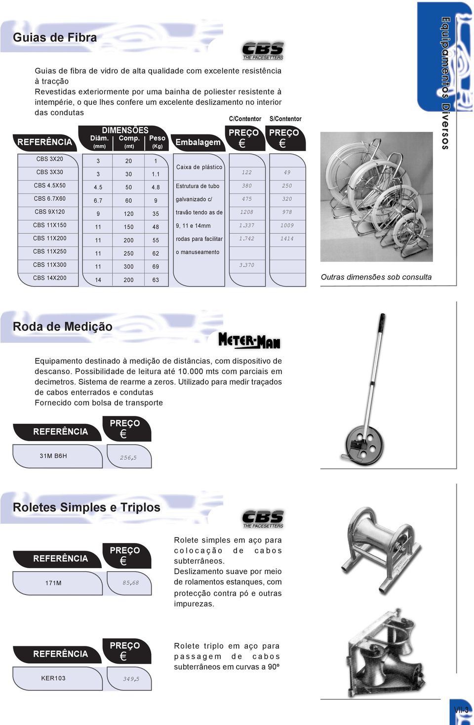 8 Estrutura de tubo 380 20 CBS 6.7X60 6.7 60 9 galvanizado c/ 47 320 CBS 9X20 9 20 3 travão tendo as de 208 978 CBS X0 0 48 9, e 4mm.337 009 CBS X200 200 rodas para facilitar.