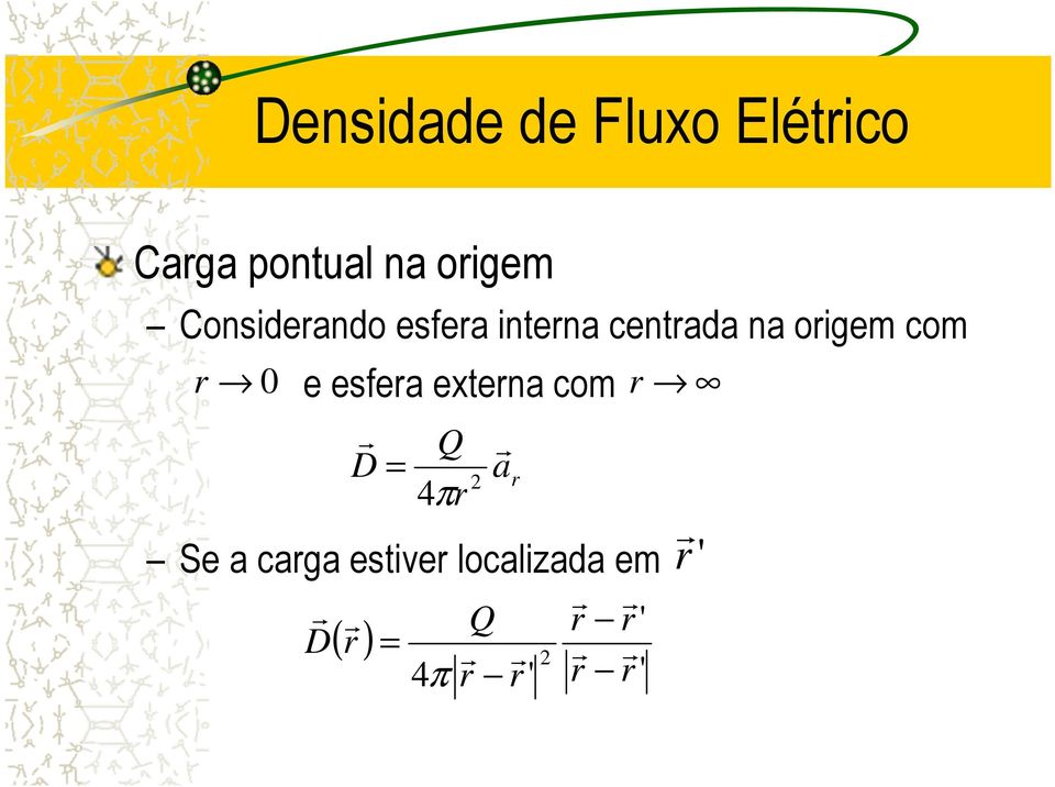 oigem com 0 e esfea extena com = Q 4π a e a