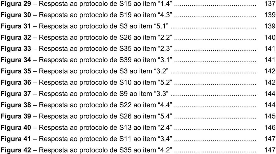 2... 142 Figura 37 Resposta ao protocolo de S9 ao item 3.3... 144 Figura 38 Resposta ao protocolo de S22 ao item 4.4... 144 Figura 39 Resposta ao protocolo de S26 ao item 5.4... 145 Figura 40 Resposta ao protocolo de S13 ao item 2.