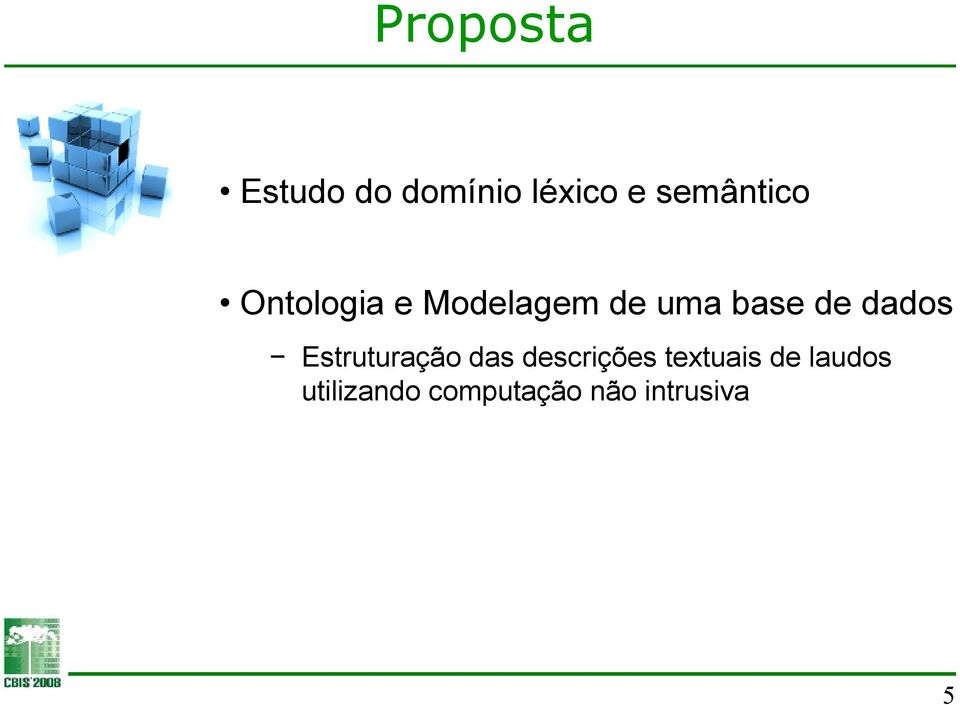 de dados Estruturação das descrições