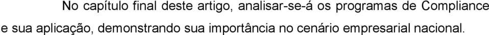 Compliance e sua aplicação,