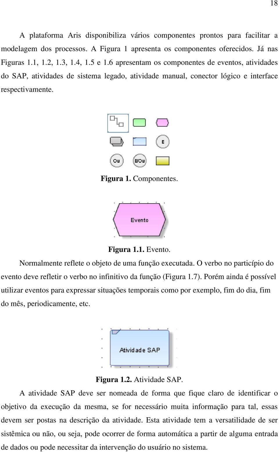 Normalmente reflete o objeto de uma função executada. O verbo no particípio do evento deve refletir o verbo no infinitivo da função (Figura 1.7).