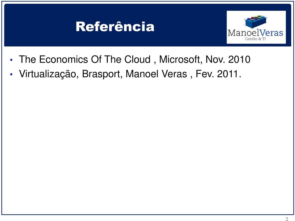 2010 Virtualização,