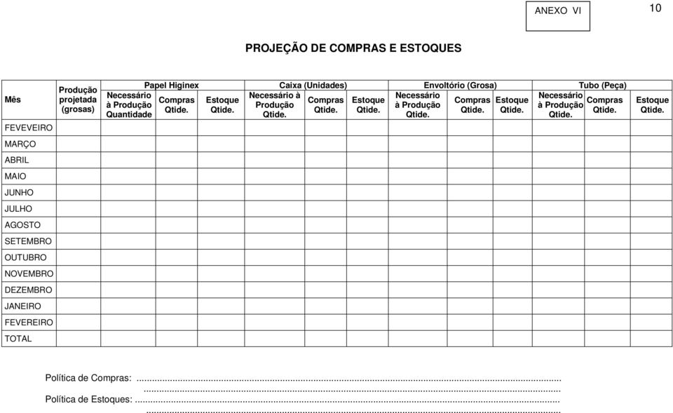 Produção à Produção à Produção Qtide. Qtide. Qtide. Qtide. Qtide. Qtide. Qtide. Quantidade Qtide. Qtide. Qtide. Estoque Qtide.