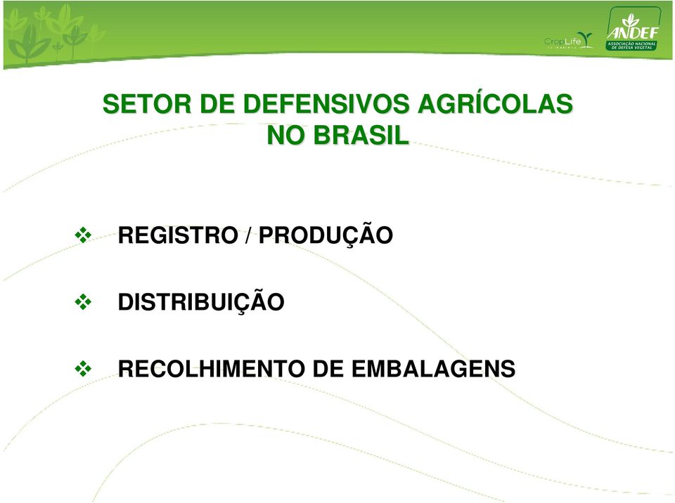 REGISTRO / PRODUÇÃO