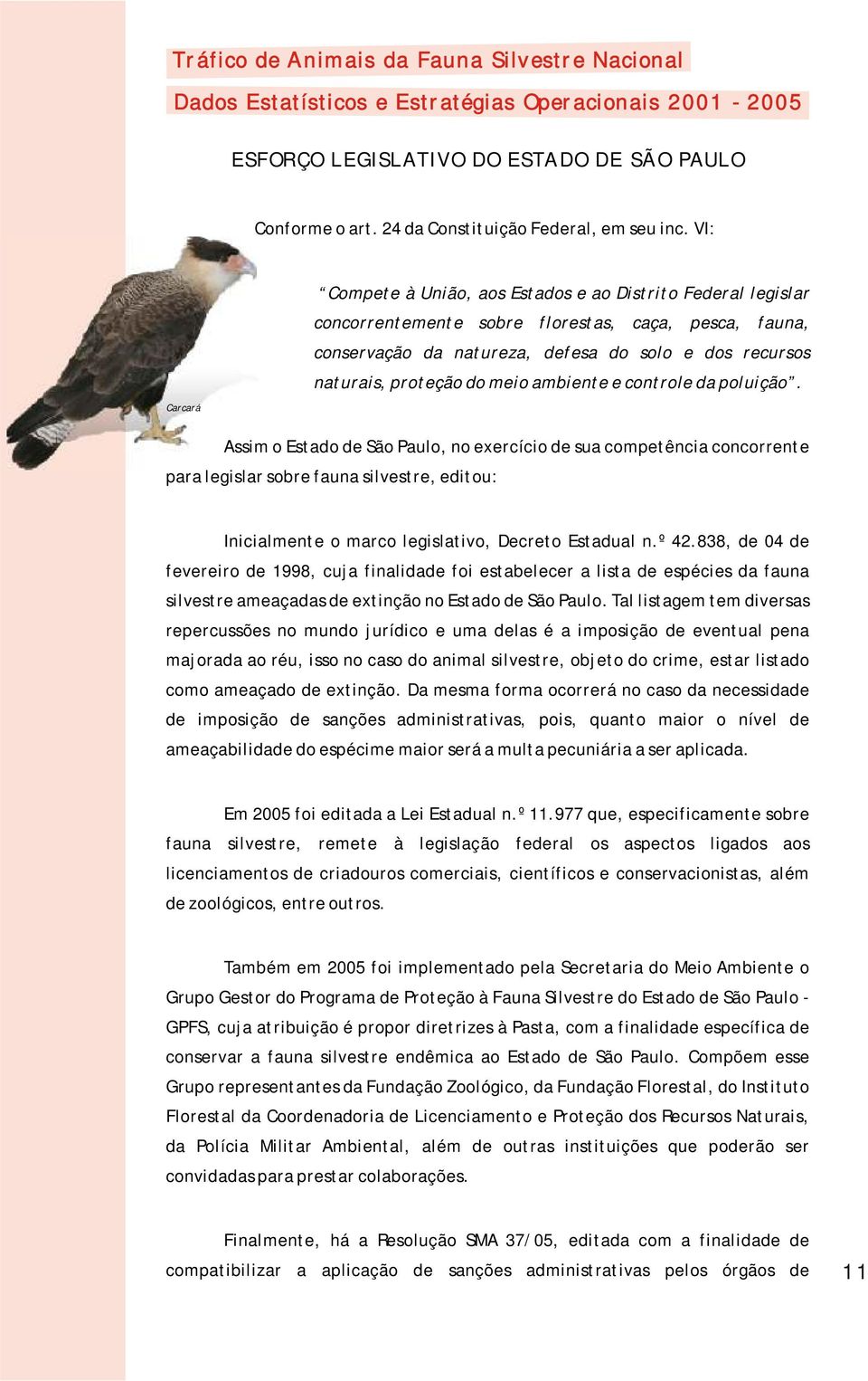 do meio ambiente e controle da poluição.