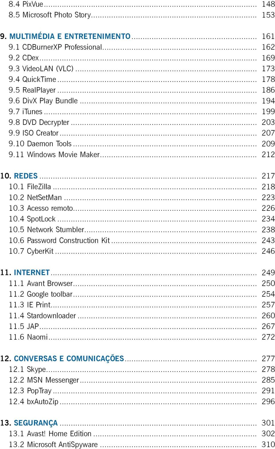 .. 10.6 Password Construction Kit... 10.7 CyberKit... 11. INTERNET... 11.1 Avant Browser... 11.2 Google toolbar... 11.3 IE Print... 11.4 Stardownloader... 11.5 JAP... 11.6 Naomi... 12.