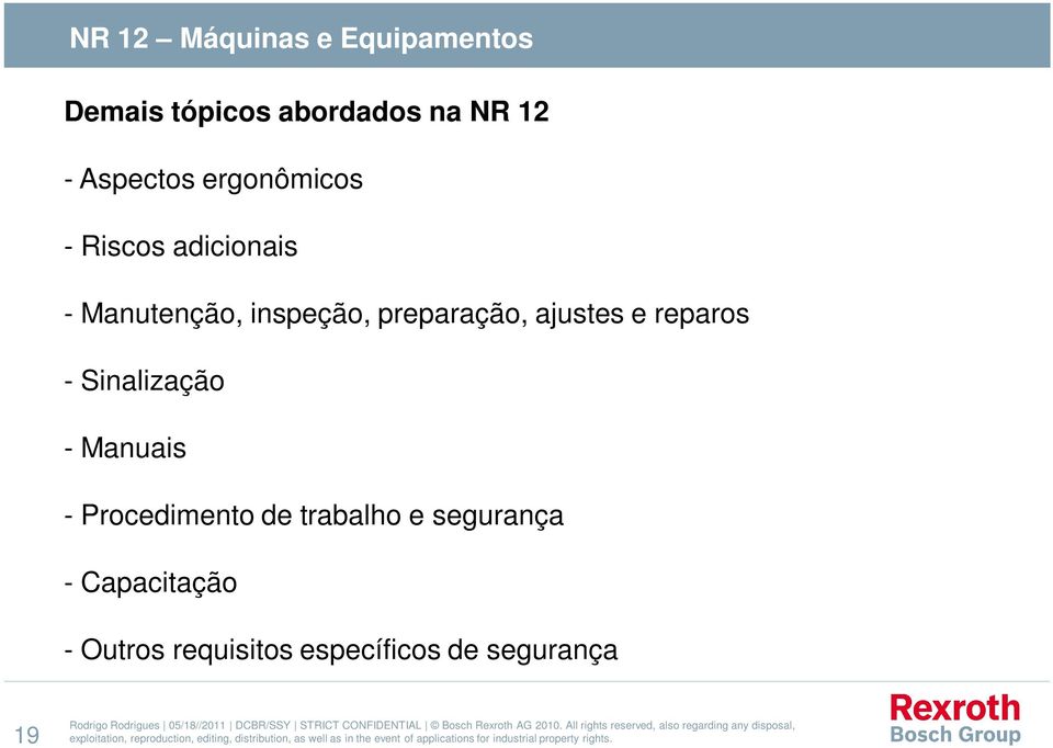 reparos - Sinalização - Manuais - Procedimento de trabalho e