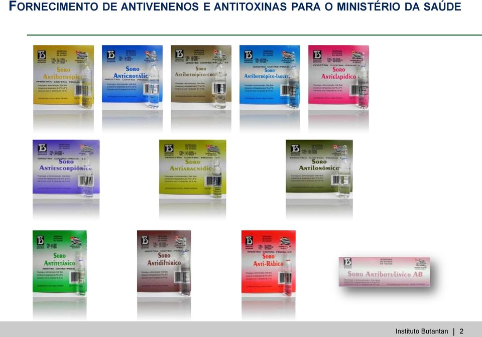 ANTITOXINAS PARA O