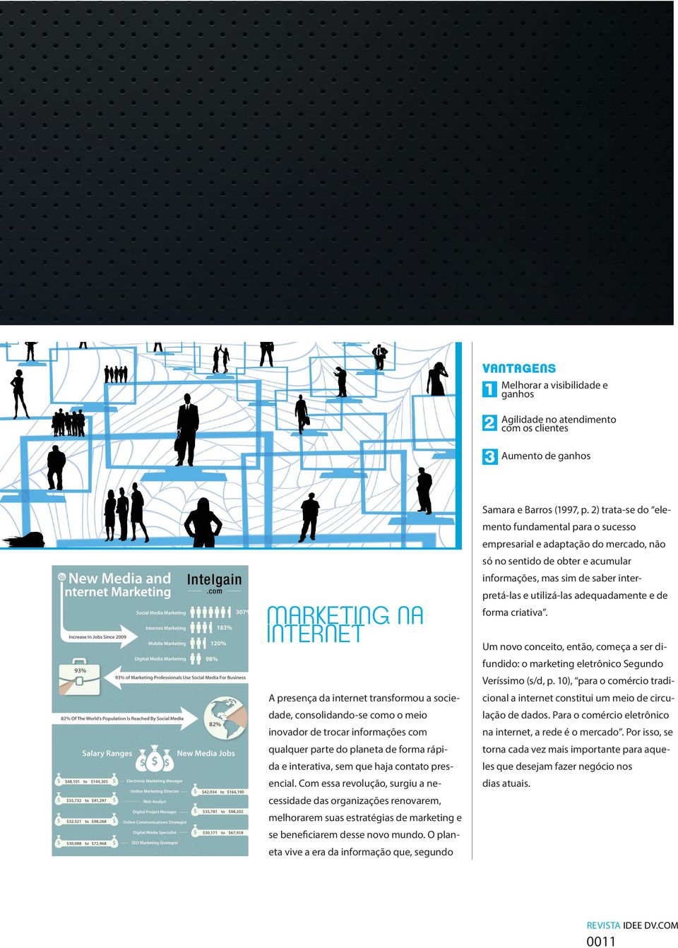 Com essa revolução, surgiu a necessidade das organizações renovarem, melhorarem suas estratégias de marketing e se beneficiarem desse novo mundo.