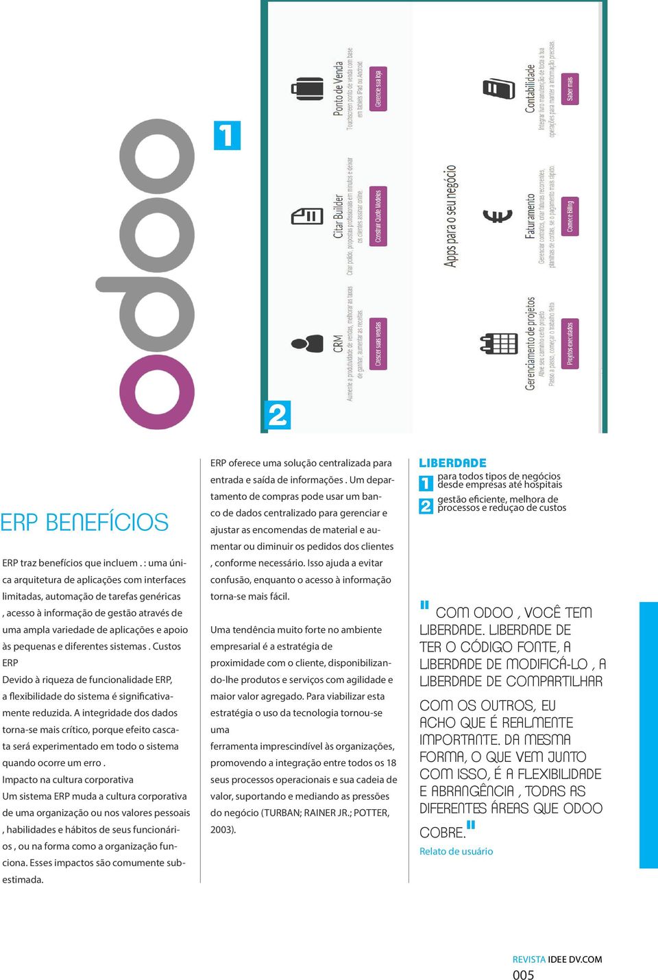 diferentes sistemas. Custos ERP Devido à riqueza de funcionalidade ERP, a flexibilidade do sistema é significativamente reduzida.