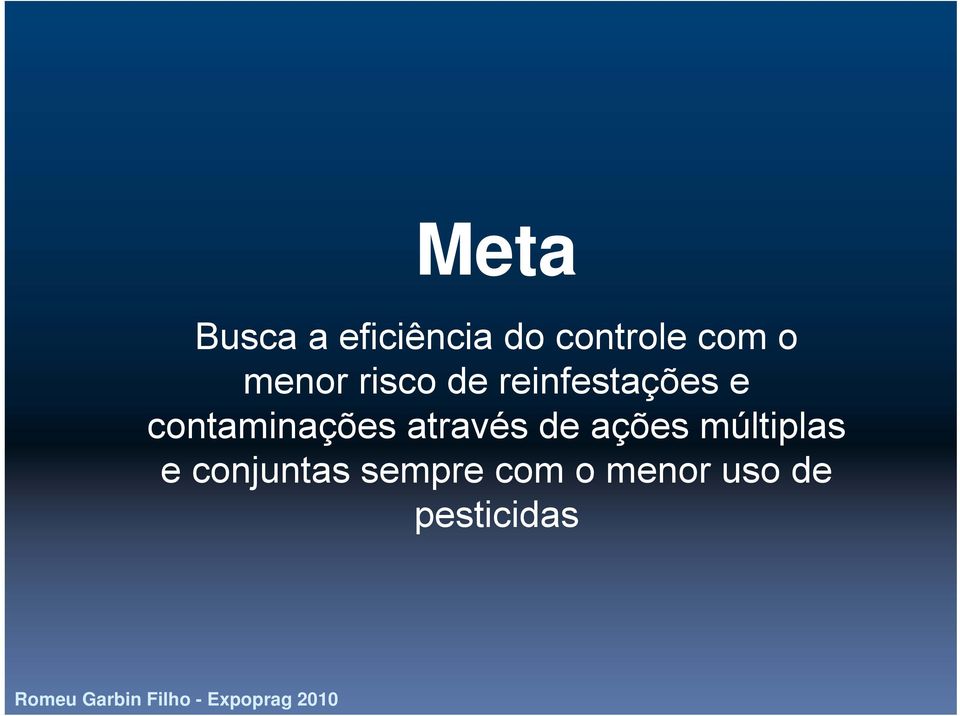 contaminações através de ações múltiplas