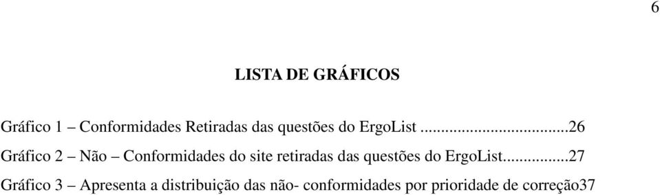 ..26 Gráfico 2 Não Conformidades do site retiradas das .