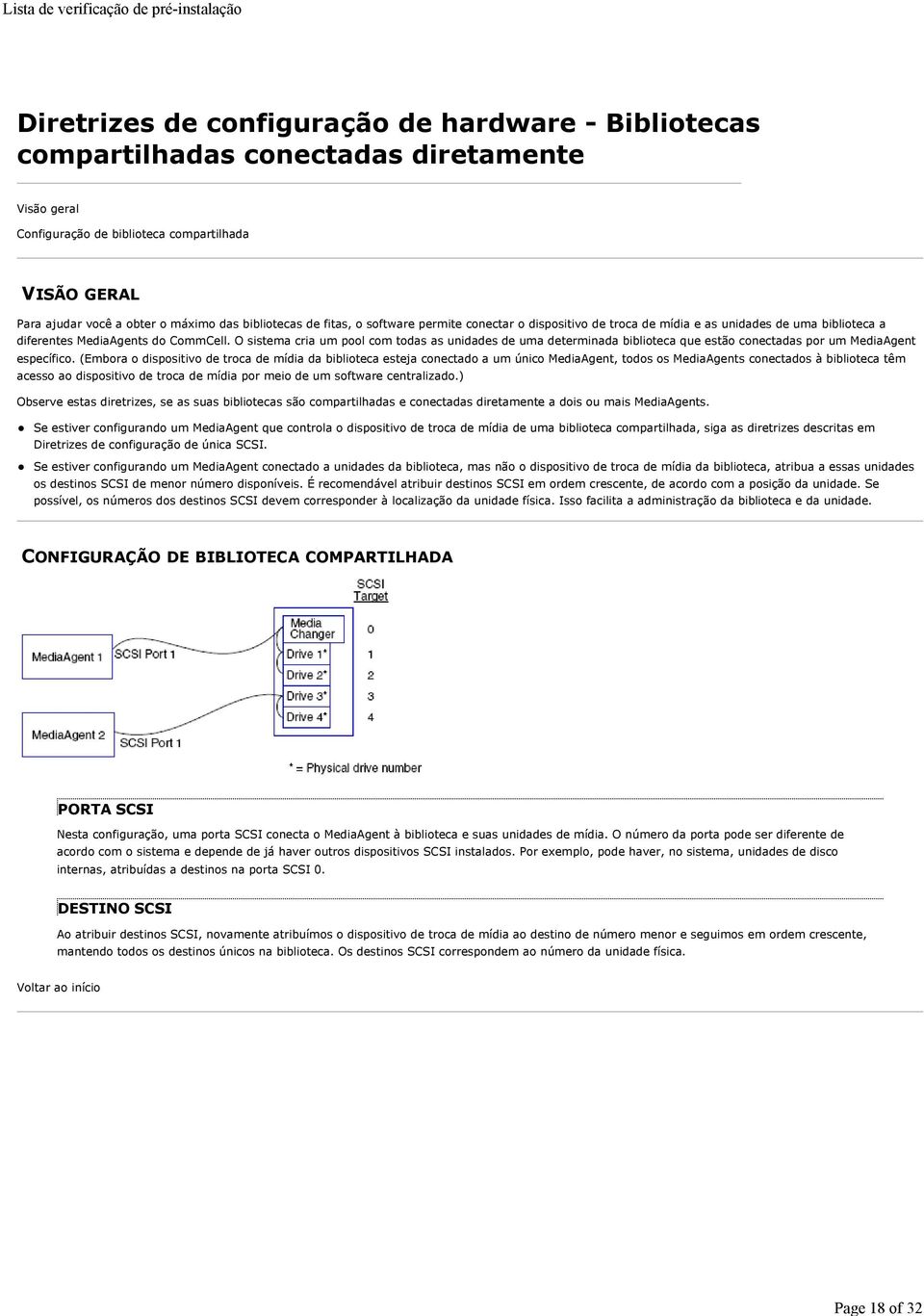 O sistema cria um pool com todas as unidades de uma determinada biblioteca que estão conectadas por um MediaAgent específico.