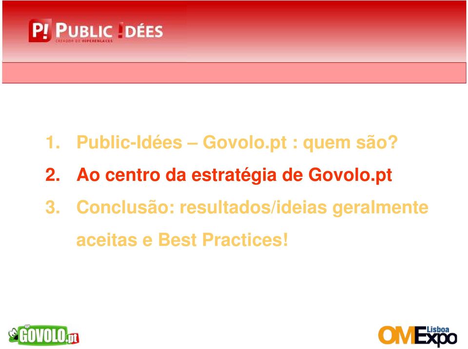 pt 3. Conclusão: resultados/ideias