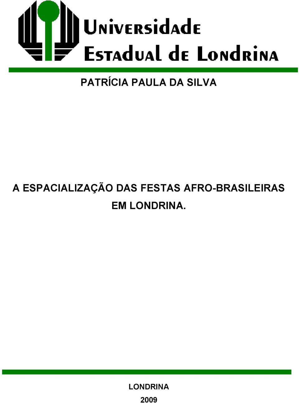 FESTAS AFRO-BRASILEIRAS