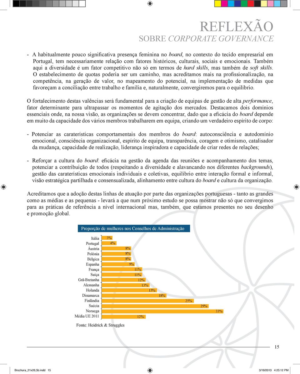 O estabelecimento de quotas poderia ser um caminho, mas acreditamos mais na profissionalização, na competência, na geração de valor, no mapeamento do potencial, na implementação de medidas que