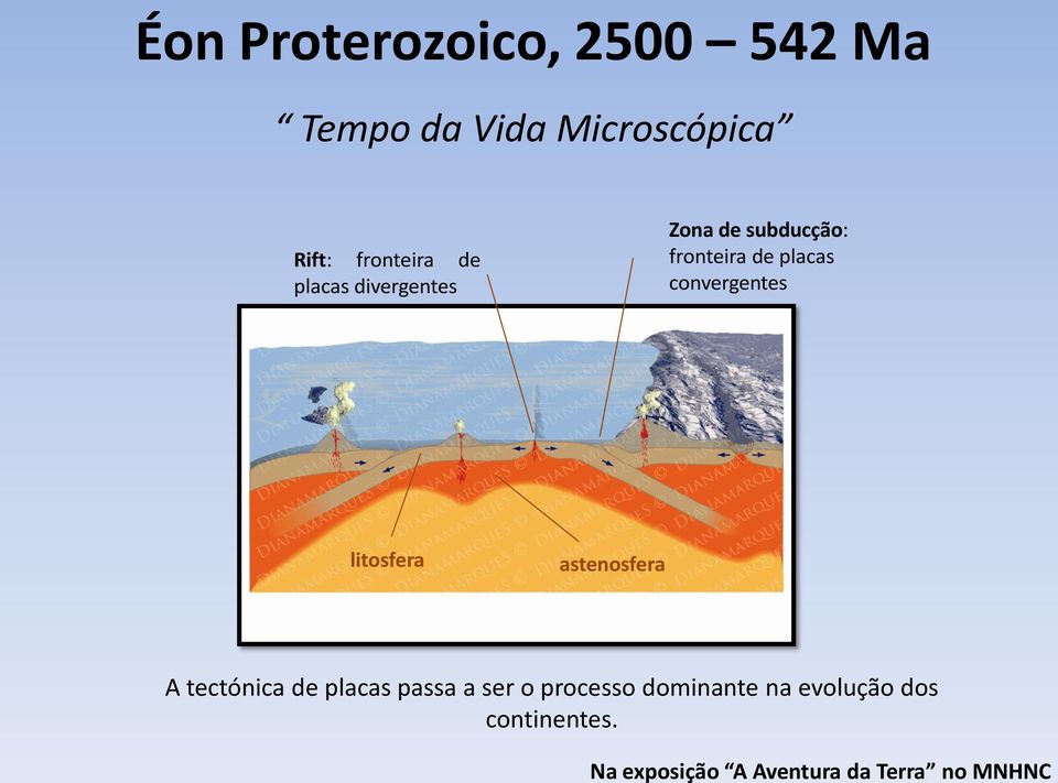 subducção: fronteira de placas convergentes litosfera astenosfera A