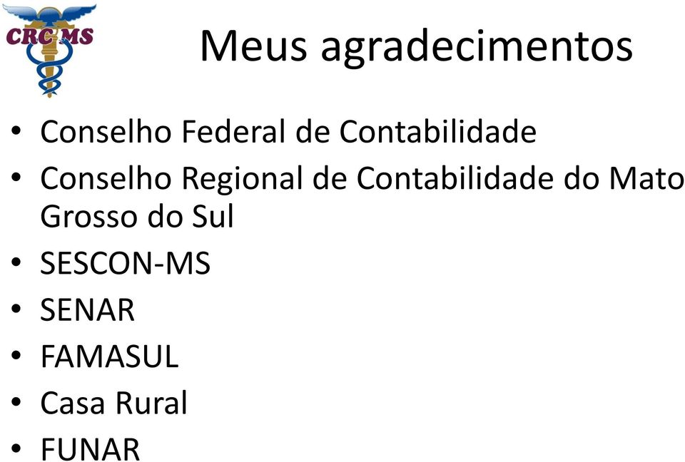 Contabilidade do Mato Grosso do Sul