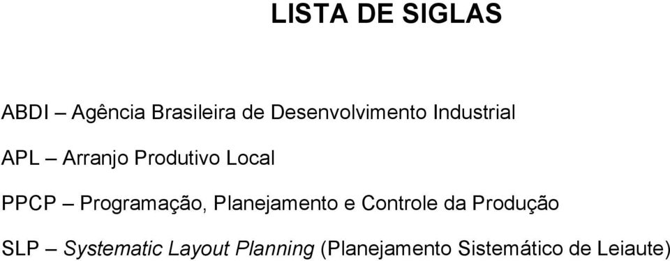 PPCP Programação, Planejamento e Controle da Produção