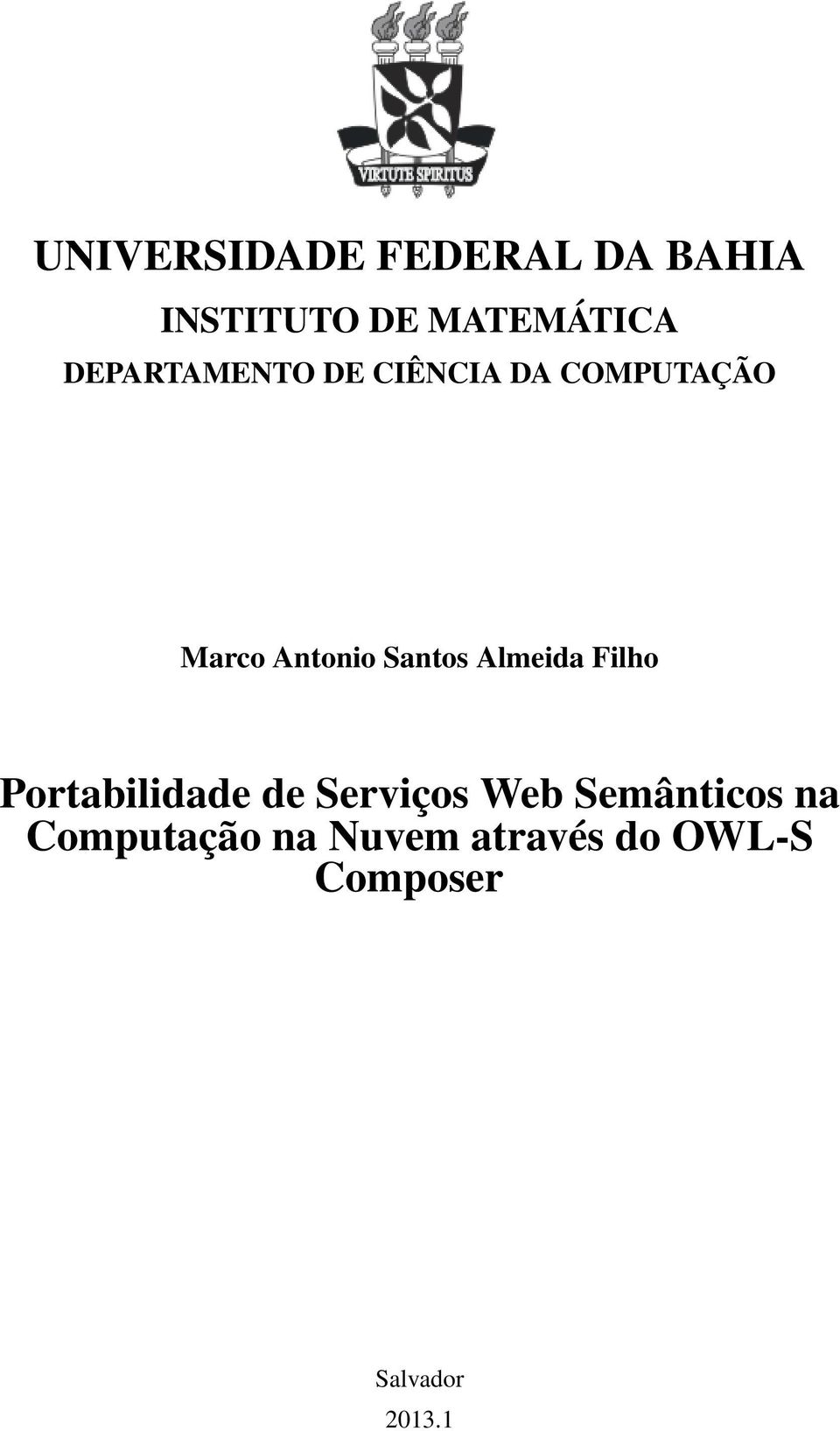 Santos Almeida Filho Portabilidade de Serviços Web